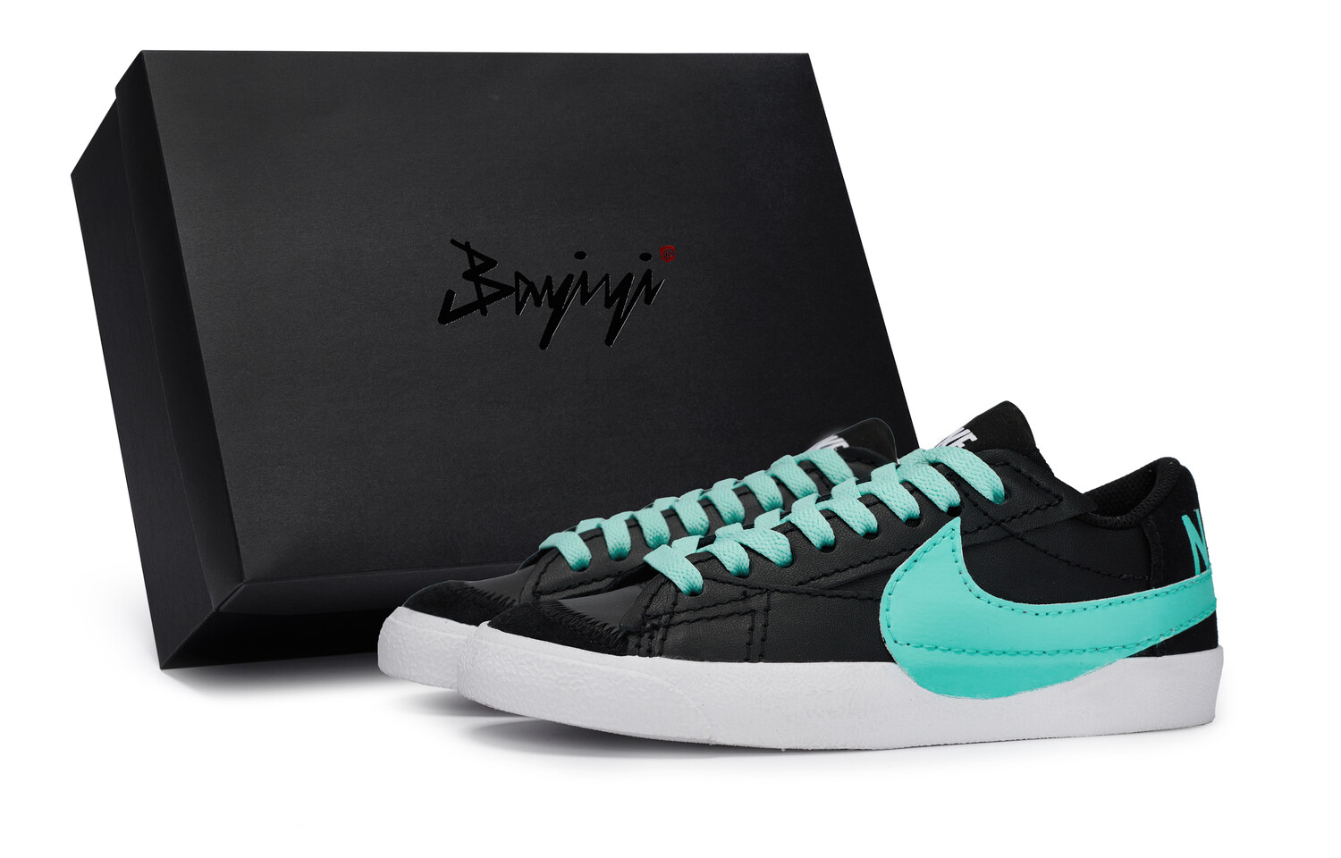 Кроссовки Blazer Skateboard Shoes Women's Low-Top Tiffany Nike, цвет Black Tiffany
Кроссовки Blazer Skateboard Shoes Women's Low-Top Tiffany Nike, цвет Black Tiffany