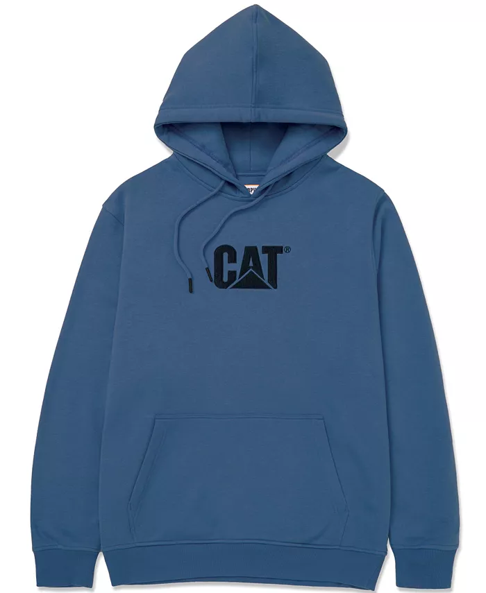 Мужская флисовая толстовка с капюшоном и логотипом Cat, синий
Мужская флисовая толстовка с капюшоном и логотипом Cat, синий