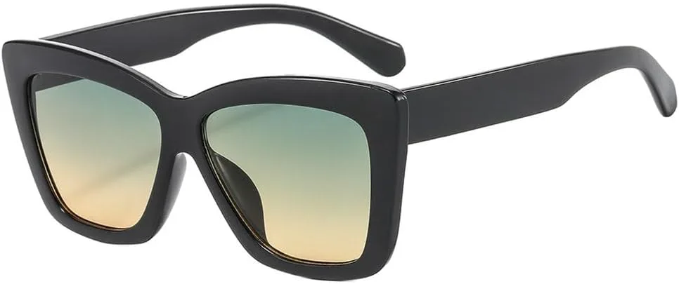 Солнцезащитные очки в полосатой оправе для женщин и мужчин, роскошные солнцезащитные очки в винтажном стиле, защита от ультрафиолета UV400 TYUVIVO, Black Green
Солнцезащитные очки в полосатой оправе для женщин и мужчин, роскошные солнцезащитные очки в винтажном стиле, защита от ультрафиолета UV400 TYUVIVO, Black Green