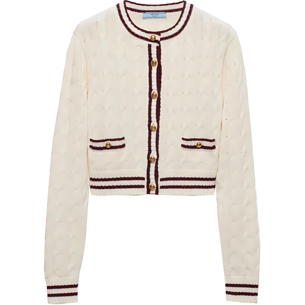 Трикотаж женский молочно-белый Prada
Трикотаж женский молочно-белый Prada