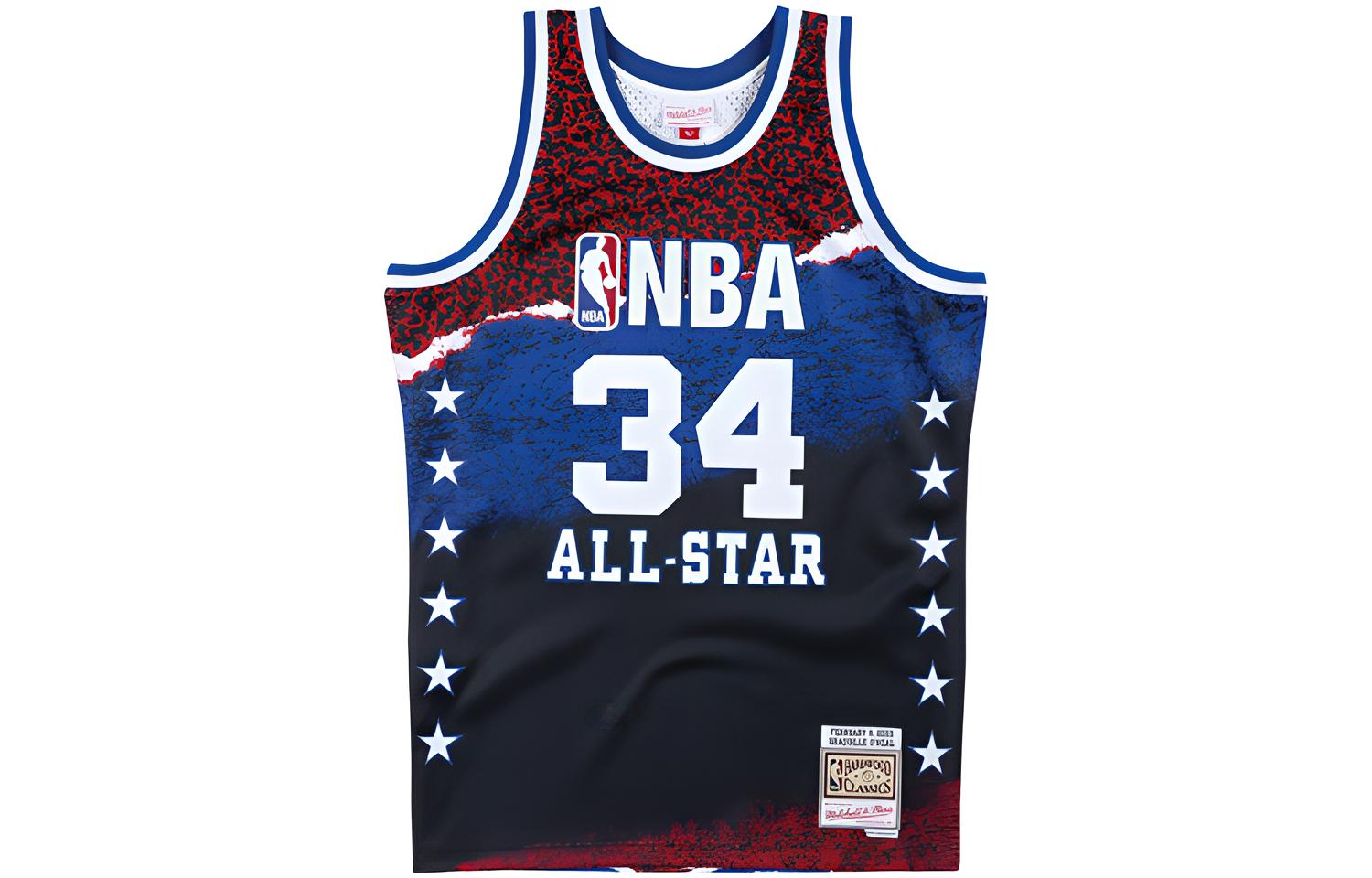 Баскетбольная майка мужская разноцветная Mitchell Ness
Баскетбольная майка мужская разноцветная Mitchell Ness