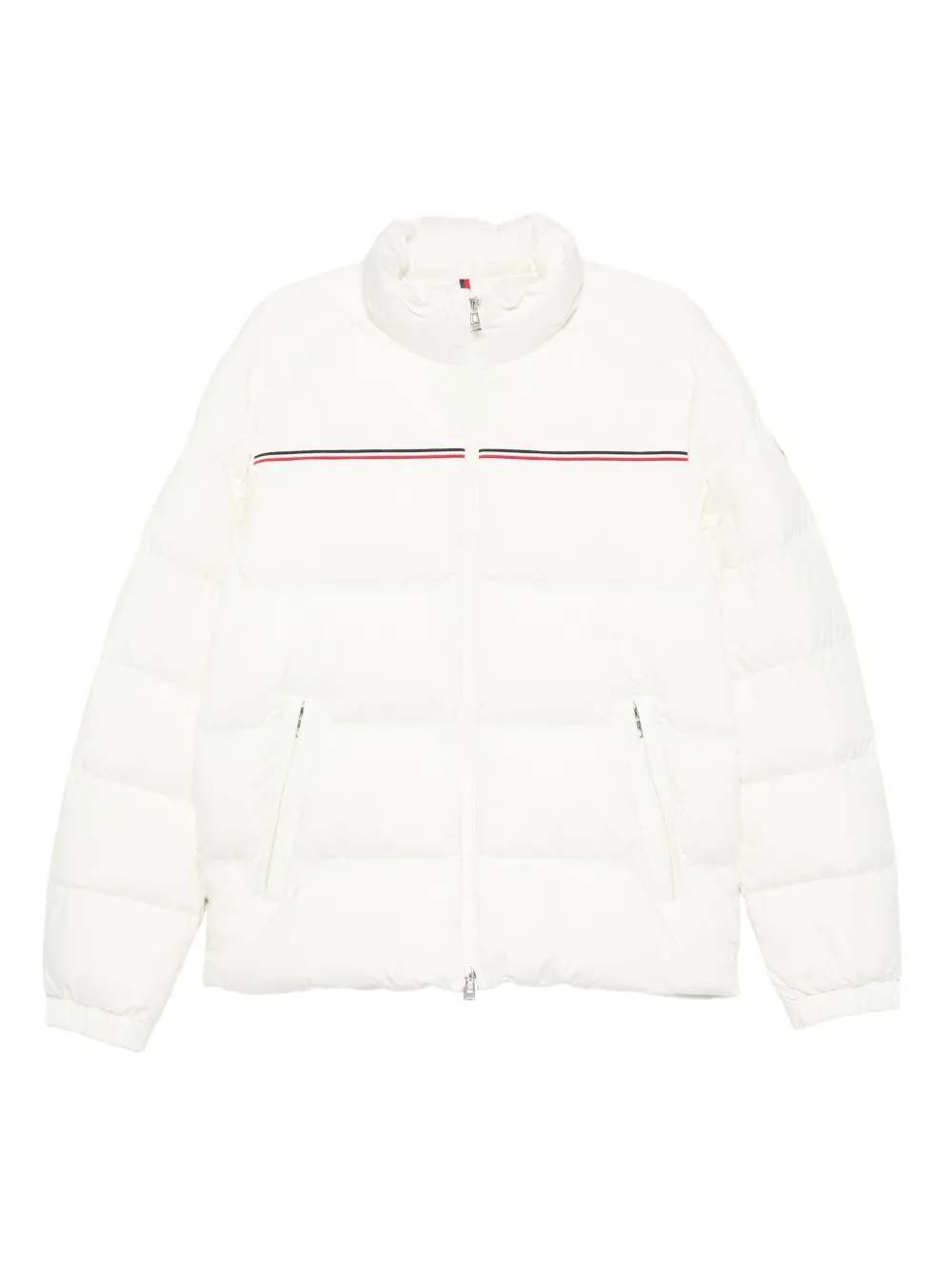 Стеганая куртка с отделкой в полоску MONCLER, нейтральный
Стеганая куртка с отделкой в полоску MONCLER, нейтральный