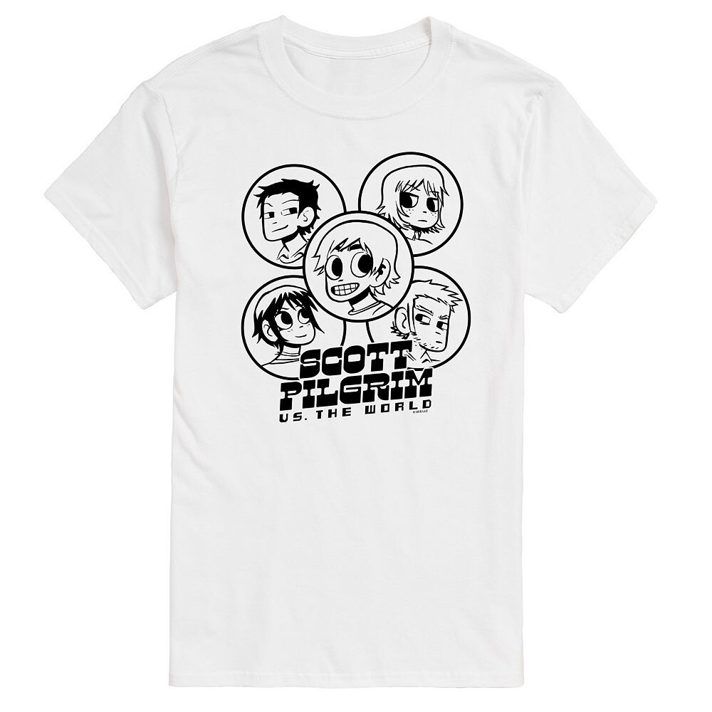 Мужская футболка с изображением персонажей Scott Pilgrim Vs The World Licensed Character, белый
Мужская футболка с изображением персонажей Scott Pilgrim Vs The World Licensed Character, белый
