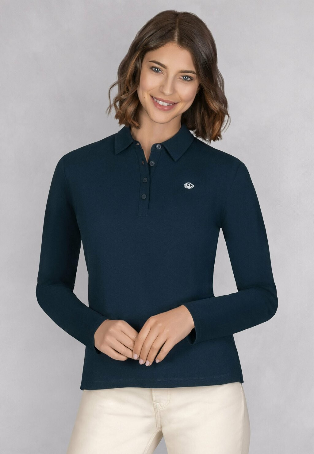 Рубашка-поло LANGARM Giesswein, цвет ocean blue
Рубашка-поло LANGARM Giesswein, цвет ocean blue