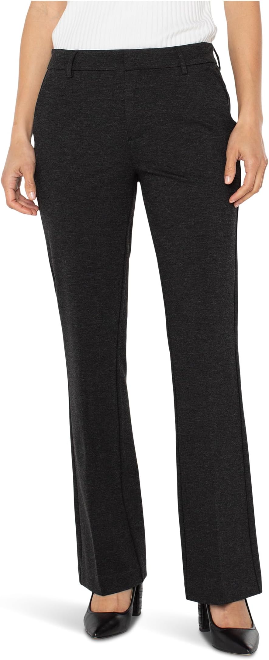 Брюки Liverpool Los Angeles Kelsey Mid-Rise Flare Trouser 31'' Inseam, цвет Heathered Charcoal
Брюки Liverpool Los Angeles Kelsey Mid-Rise Flare Trouser 31'' Inseam, цвет Heathered Charcoal