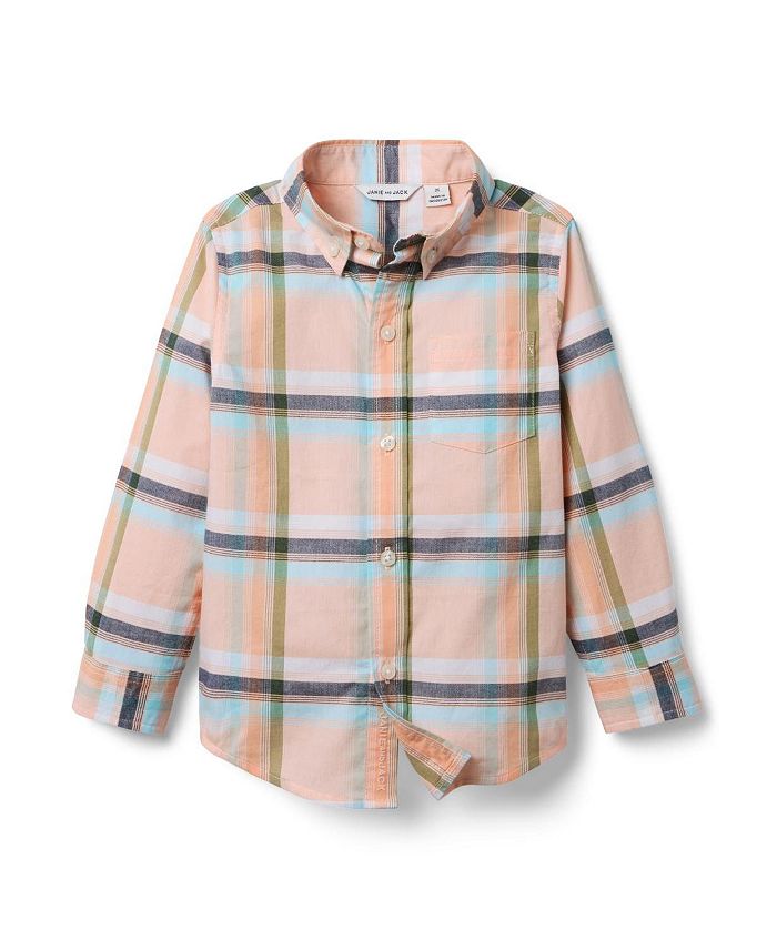 Мальчиковая рубашка в клетку - для малышей и детей постарше Janie and Jack, розовый
Мальчиковая рубашка в клетку - для малышей и детей постарше Janie and Jack, розовый