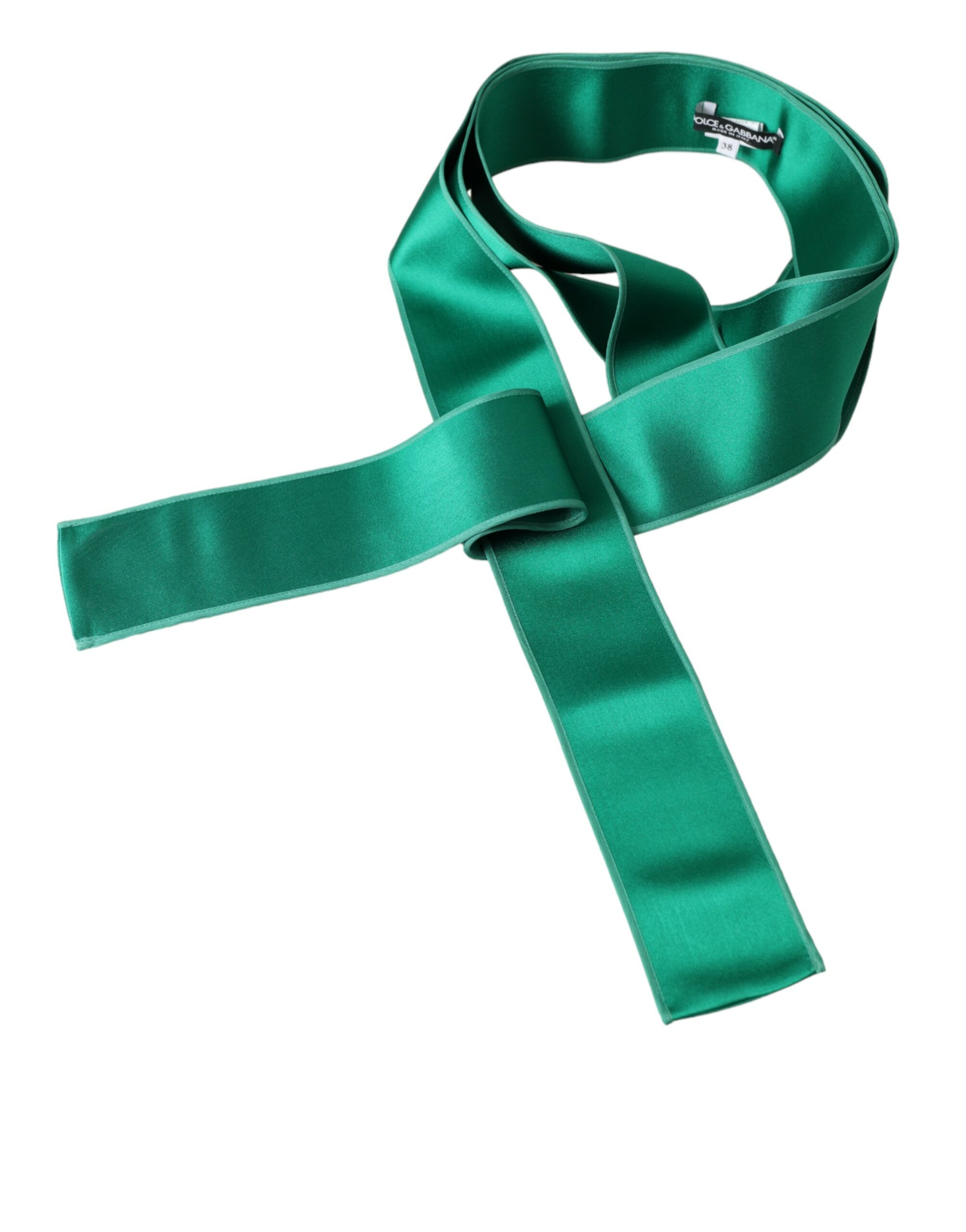 Зеленый шелковый атласный женский пояс Dolce & Gabbana
Зеленый шелковый атласный женский пояс Dolce & Gabbana