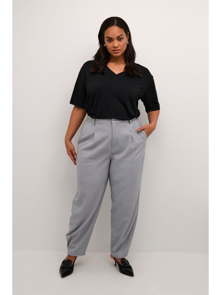 Костюмные брюки KAFFE curve, серый меланж
Костюмные брюки KAFFE curve, серый меланж