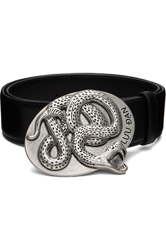 Ковбойский ремень с витой змеей Lu'U Dan, черный
Ковбойский ремень с витой змеей Lu'U Dan, черный