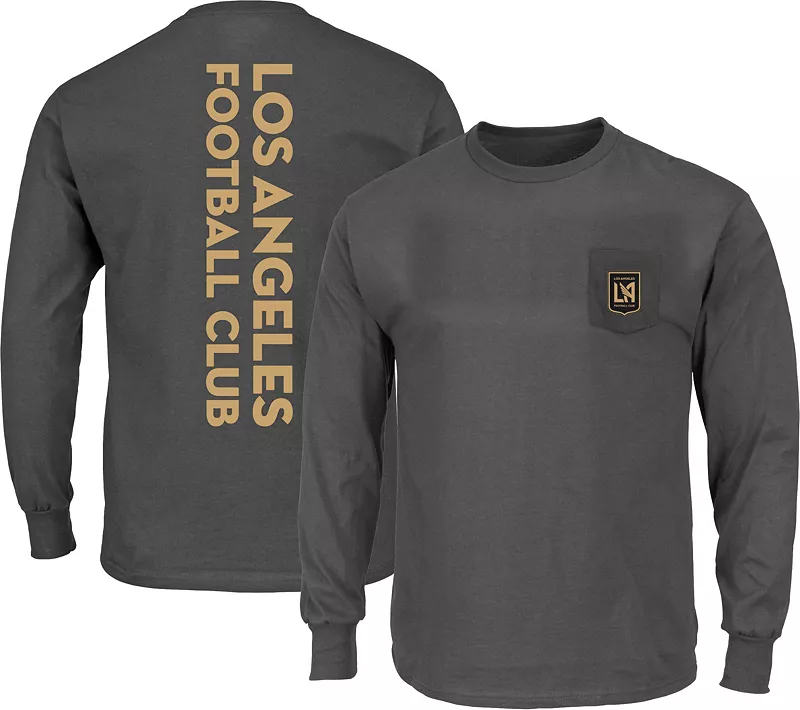 Серая рубашка с длинным рукавом с одним карманом MLS Los Angeles City FC Profile Varsity
Серая рубашка с длинным рукавом с одним карманом MLS Los Angeles City FC Profile Varsity