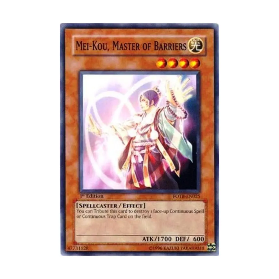 CCG Мэй-Коу — Мастер барьеров (обычный), Yu-Gi-Oh - Force of the Breaker - Singles
CCG Мэй-Коу — Мастер барьеров (обычный), Yu-Gi-Oh - Force of the Breaker - Singles