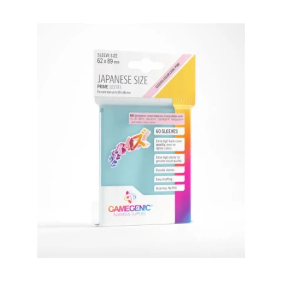Премьер-японский - прозрачный (60), Japanese Sleeves (GameGenic)
Премьер-японский - прозрачный (60), Japanese Sleeves (GameGenic)