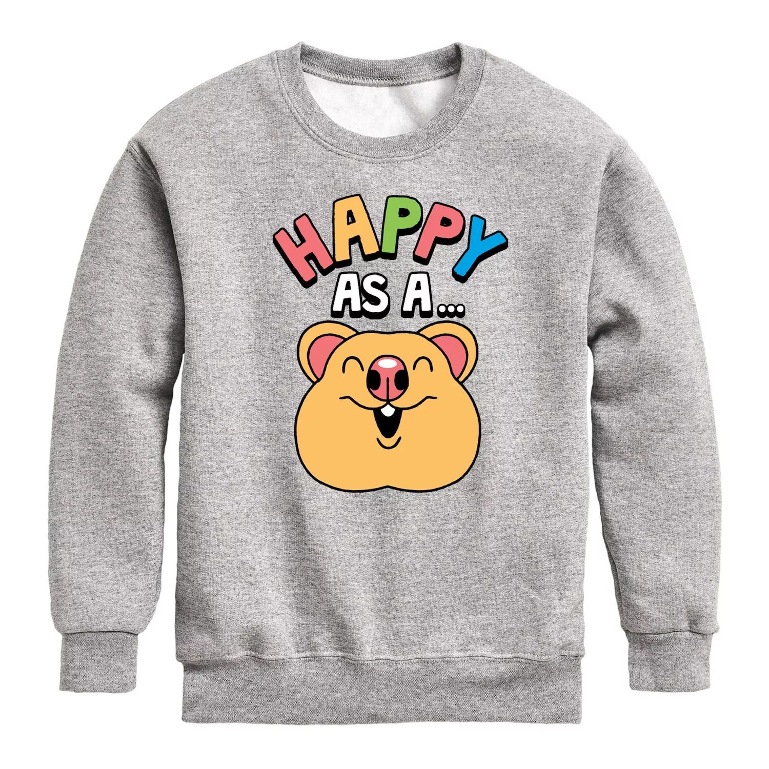 Толстовка с рисунком Happy As A Quokka для мальчиков 8–20 лет Licensed Character, серый
Толстовка с рисунком Happy As A Quokka для мальчиков 8–20 лет Licensed Character, серый