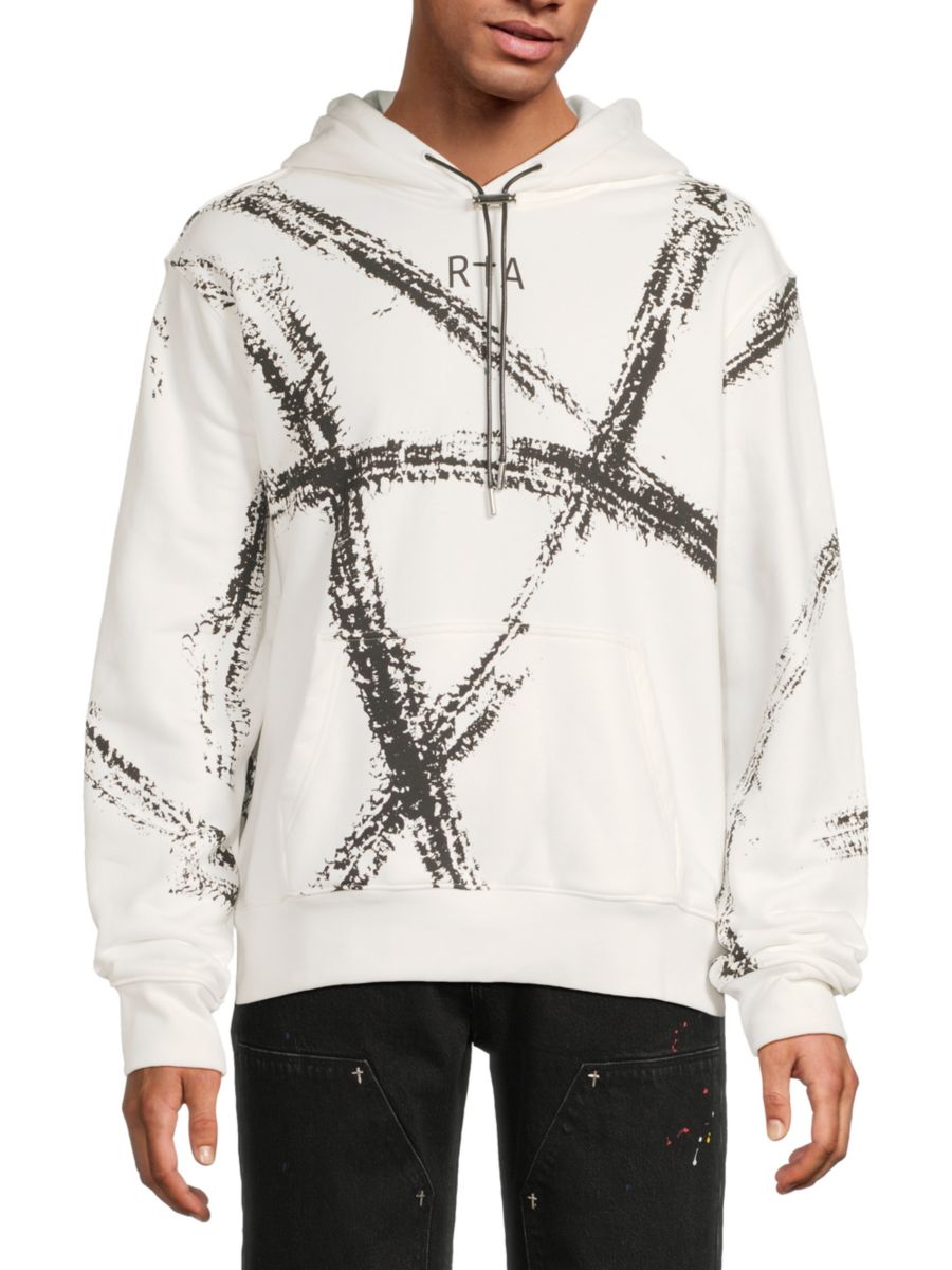 Графическая толстовка с капюшоном RTA, белый/черный
Графическая толстовка с капюшоном RTA, белый/черный
