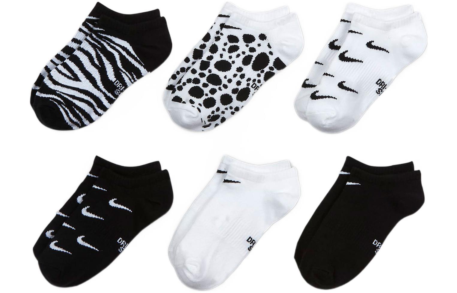 Детские носки Nike 6 пар черно-белые
Детские носки Nike 6 пар черно-белые