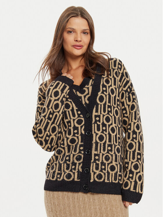 Кардиган стандартного кроя Liu Jo, коричневый
Кардиган стандартного кроя Liu Jo, коричневый