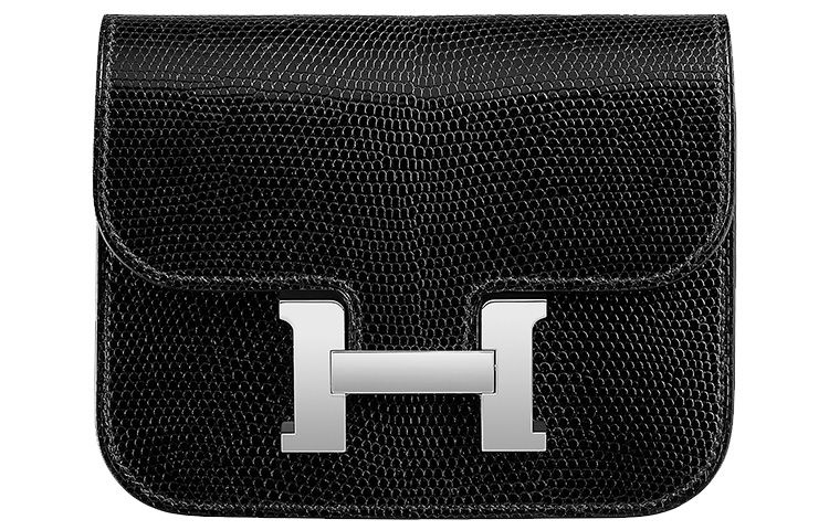 HERMES Кошелек Constance Slim Lizard Skin, картхолдер, поясная сумка женская Black
HERMES Кошелек Constance Slim Lizard Skin, картхолдер, поясная сумка женская Black