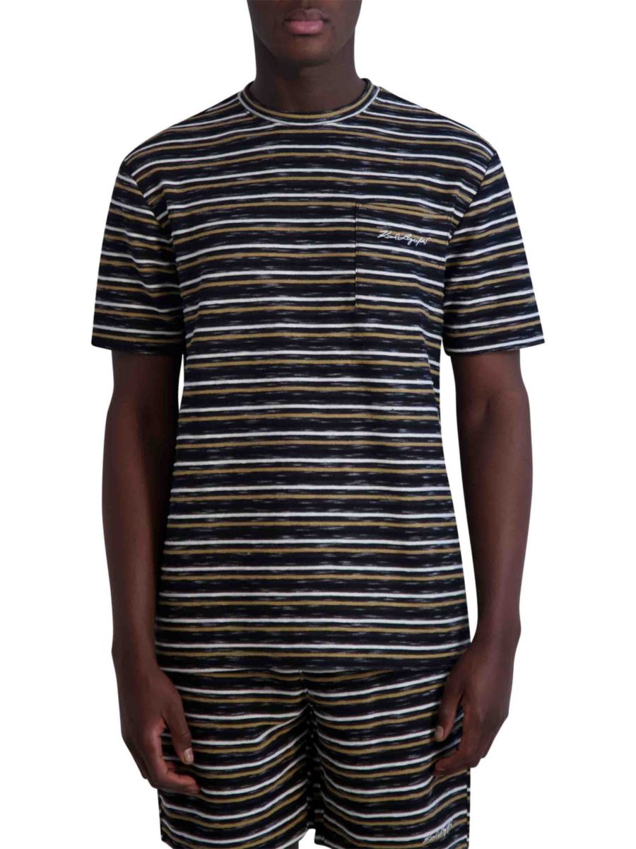 Футболка с полосатым карманом Karl Lagerfeld Paris, черный
Футболка с полосатым карманом Karl Lagerfeld Paris, черный