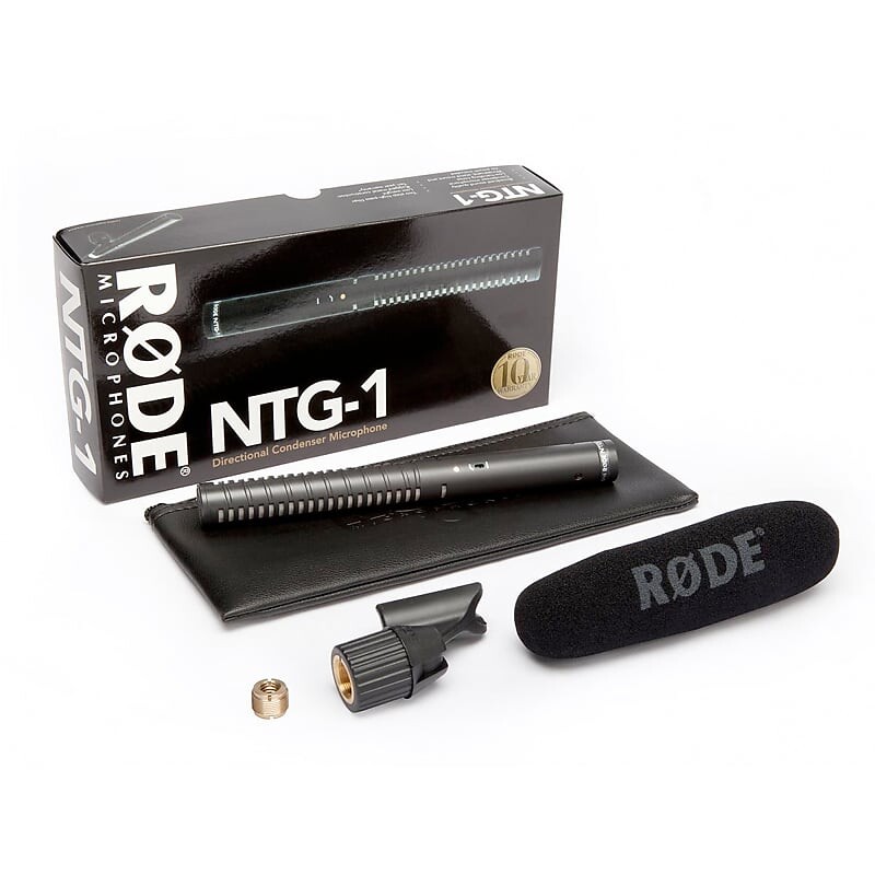 Конденсаторный микрофон RODE NTG1 Shotgun Microphone
Конденсаторный микрофон RODE NTG1 Shotgun Microphone