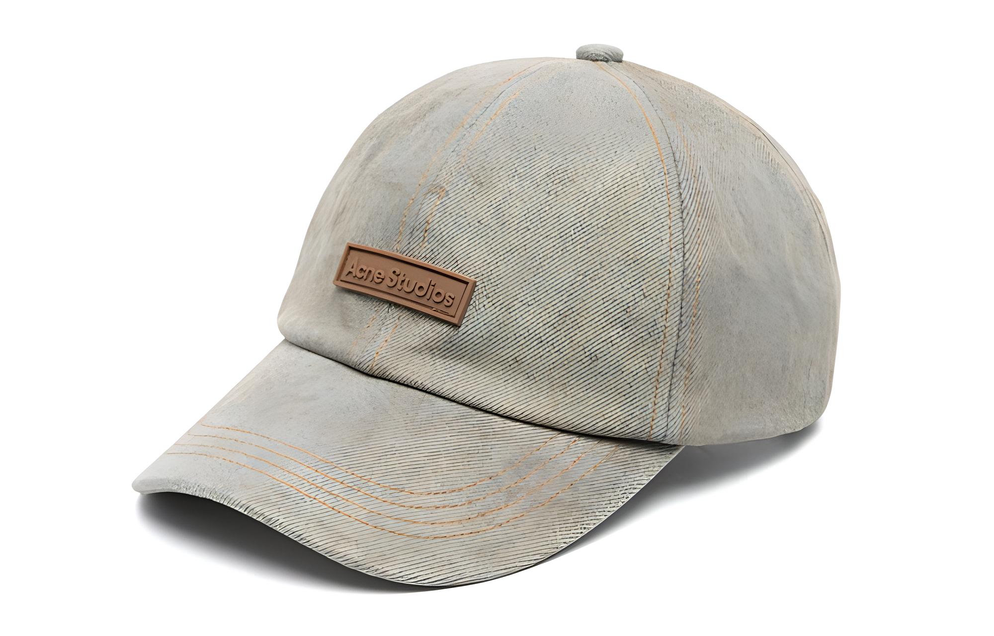 Хлопковая бейсболка мужская серая Acne Studios
Хлопковая бейсболка мужская серая Acne Studios