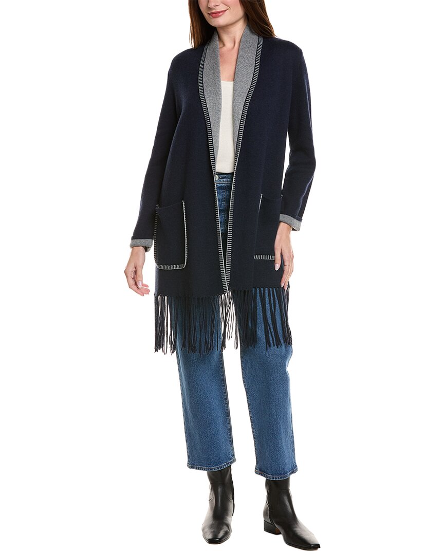 Длинный кардиган Ханна Роуз из кашемира с бахромой Hannah Rose, черный
Длинный кардиган Ханна Роуз из кашемира с бахромой Hannah Rose, черный