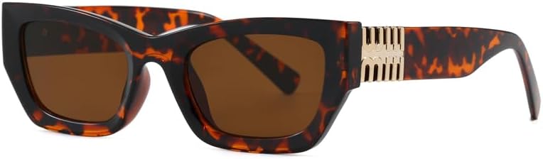 Стильные прямоугольные солнцезащитные очки «кошачий глаз» для женщин — модная крупная оправа с декоративными элементами, защита от УФ-излучения ENSARJOE, Leopard/Brown
Стильные прямоугольные солнцезащитные очки «кошачий глаз» для женщин — модная крупная оправа с декоративными элементами, защита от УФ-излучения ENSARJOE, Leopard/Brown