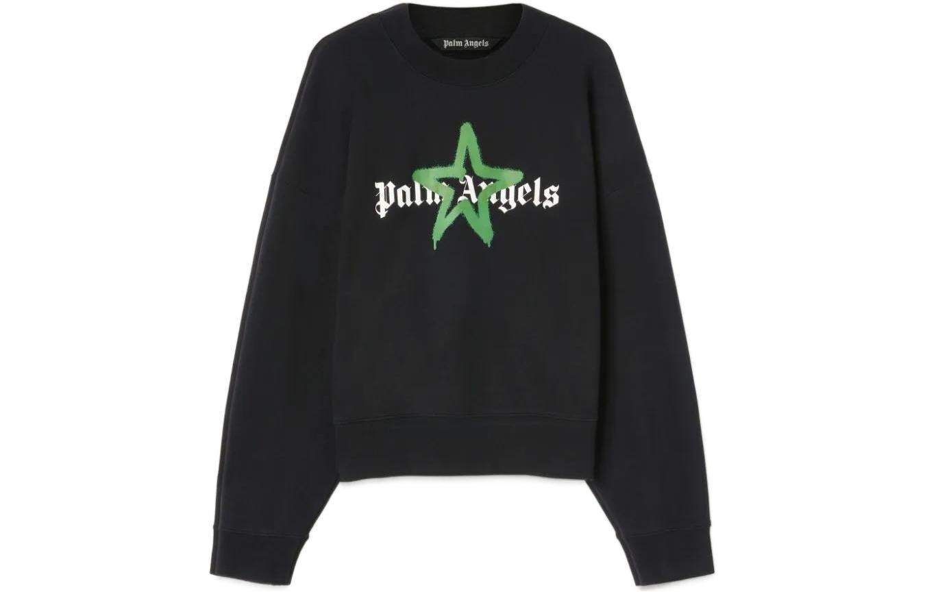 Круглый вырез со звездным напылением Palm Angels, черный/зеленый
Круглый вырез со звездным напылением Palm Angels, черный/зеленый