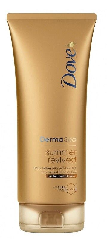 Dove DermaSpa Summer Revived бронзирующий лосьон, 200 ml
Dove DermaSpa Summer Revived бронзирующий лосьон, 200 ml