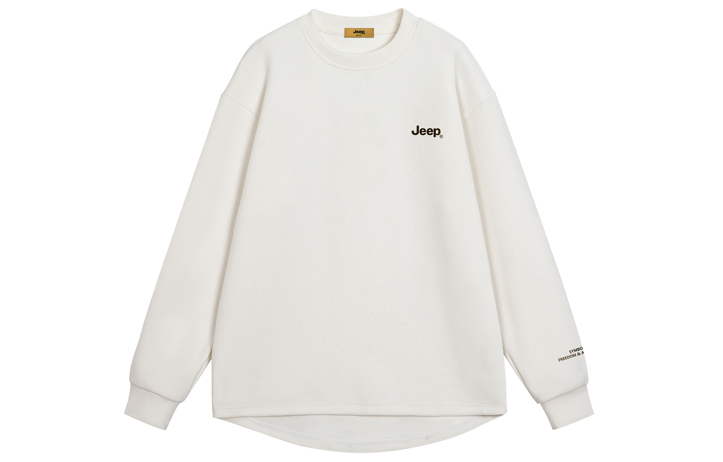 Футболка с рукавом дроп-шиплоудер Унисекс Jeep, Сырой белый
Футболка с рукавом дроп-шиплоудер Унисекс Jeep, Сырой белый