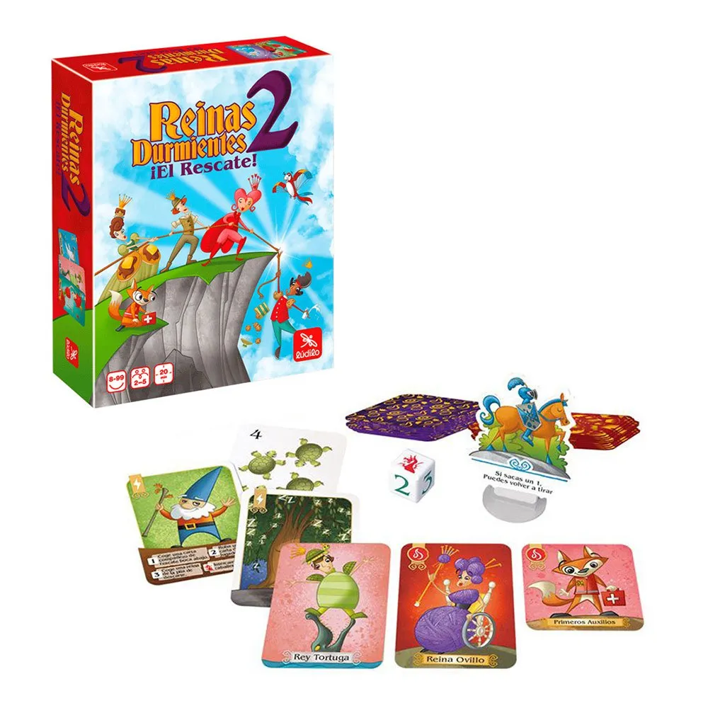 Карточная игра Lúdilo Sleeping Queens 2 (испанская версия), мультиколор
Карточная игра Lúdilo Sleeping Queens 2 (испанская версия), мультиколор