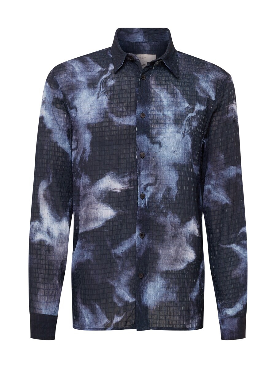 Рубашка на пуговицах стандартного кроя River Island, темно-синий
Рубашка на пуговицах стандартного кроя River Island, темно-синий