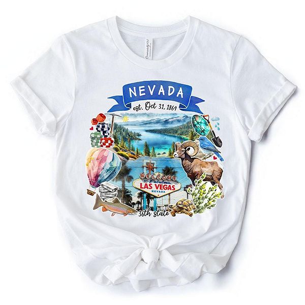 Футболка с тематикой штата Невада и достопримечательностями Ornamentallyyou
Футболка с тематикой штата Невада и достопримечательностями Ornamentallyyou