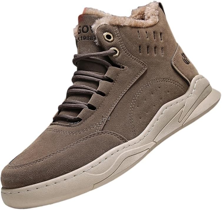 Зимние высокие мужские спортивные кроссовки. Толстая и теплая подкладка. Противоскользящая подошва из ПВХ. Приятная текстура поверхности обуви Clolinde, коричневый
Зимние высокие мужские спортивные кроссовки. Толстая и теплая подкладка. Противоскользящая подошва из ПВХ. Приятная текстура поверхности обуви Clolinde, коричневый