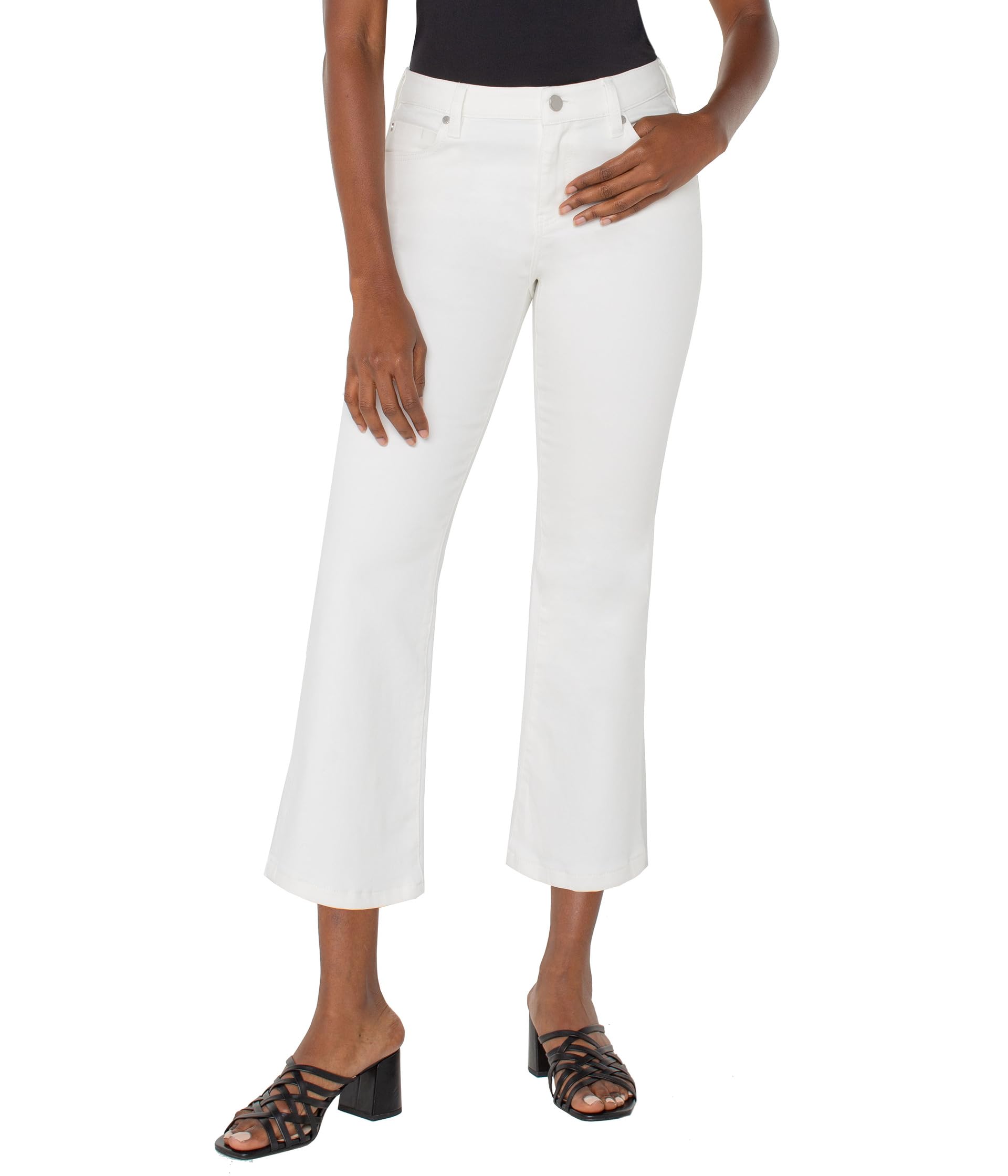 Джинсы Liverpool Los Angeles Hannah Crop Flare Jean 25.5in Inseam in White, белый
Джинсы Liverpool Los Angeles Hannah Crop Flare Jean 25.5in Inseam in White, белый