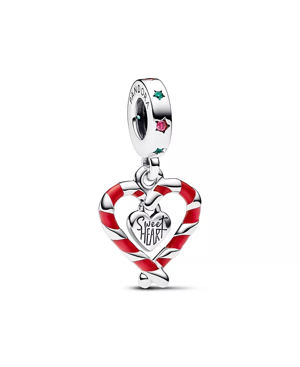 Двойная рождественская подвеска в форме леденца-трости из кубического циркония Pandora, multicolor
Двойная рождественская подвеска в форме леденца-трости из кубического циркония Pandora, multicolor