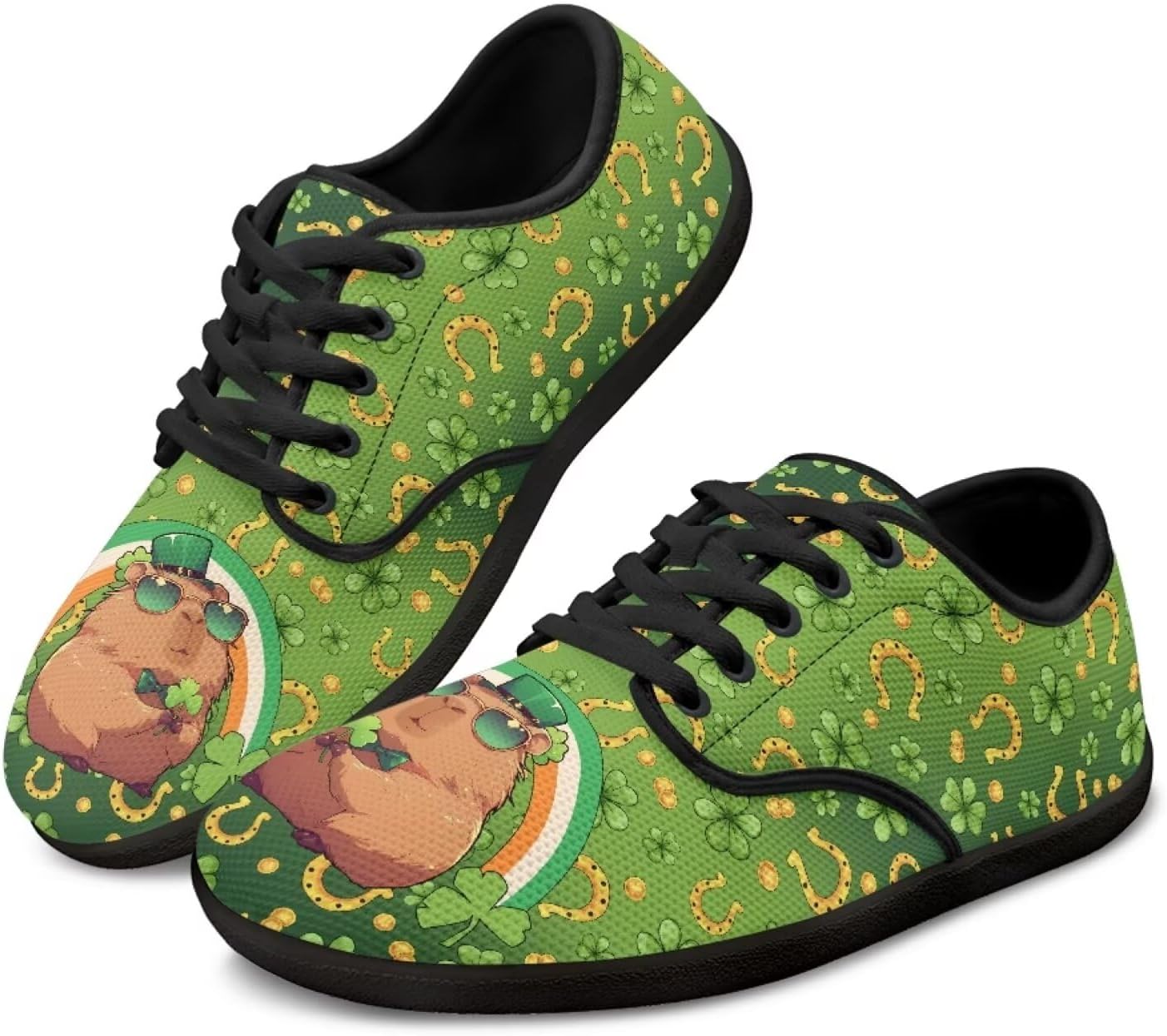 Кроссовки на шнуровке с графическим принтом Chaqlin, St. Patrick's Day Capybara
Кроссовки на шнуровке с графическим принтом Chaqlin, St. Patrick's Day Capybara