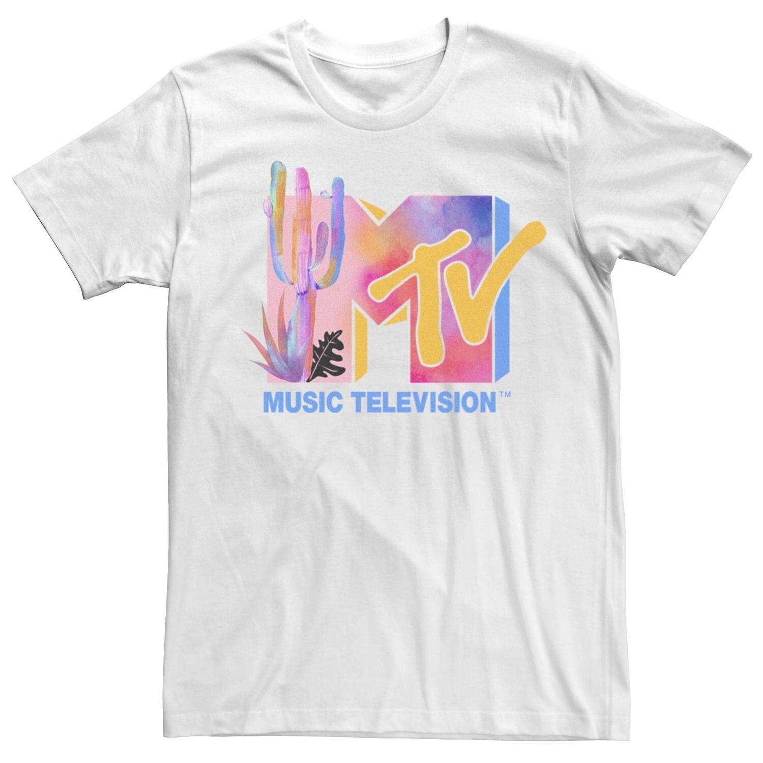 Мужская футболка MTV Neon Water Color Cactus с короткими рукавами Licensed Character
Мужская футболка MTV Neon Water Color Cactus с короткими рукавами Licensed Character
