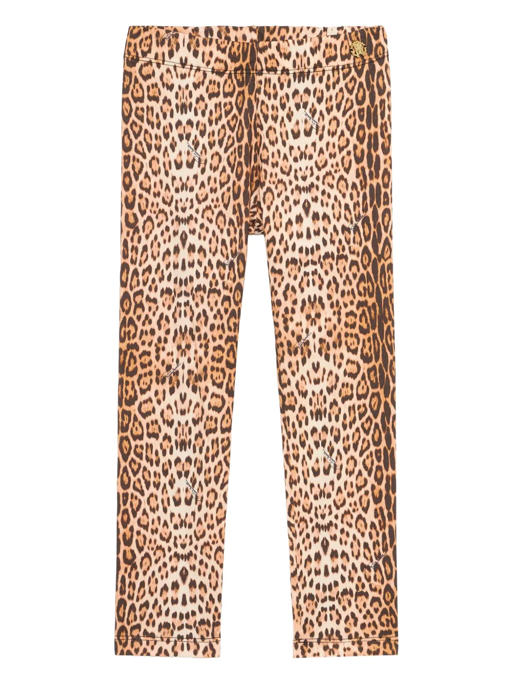 Леггинсы с логотипом и принтом ягуара Roberto Cavalli, коричневый 
Леггинсы с логотипом и принтом ягуара Roberto Cavalli, коричневый