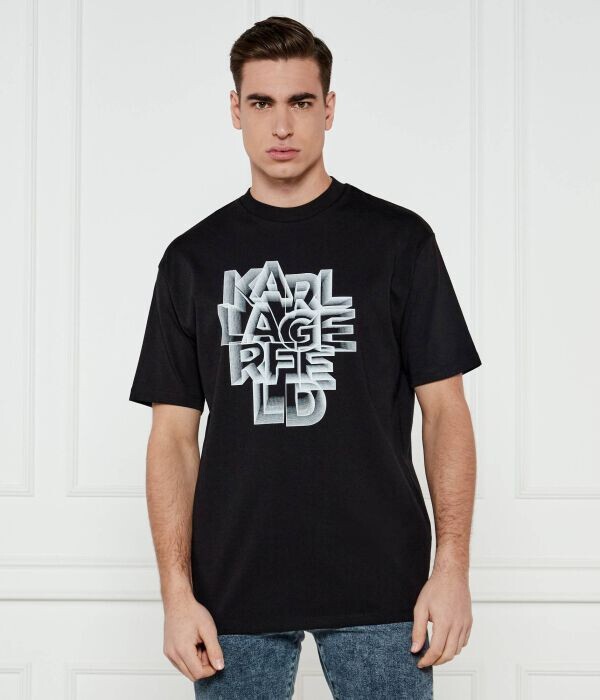 Футболка мужская Karl Lagerfeld свободного кроя с принтом, черный
Футболка мужская Karl Lagerfeld свободного кроя с принтом, черный
