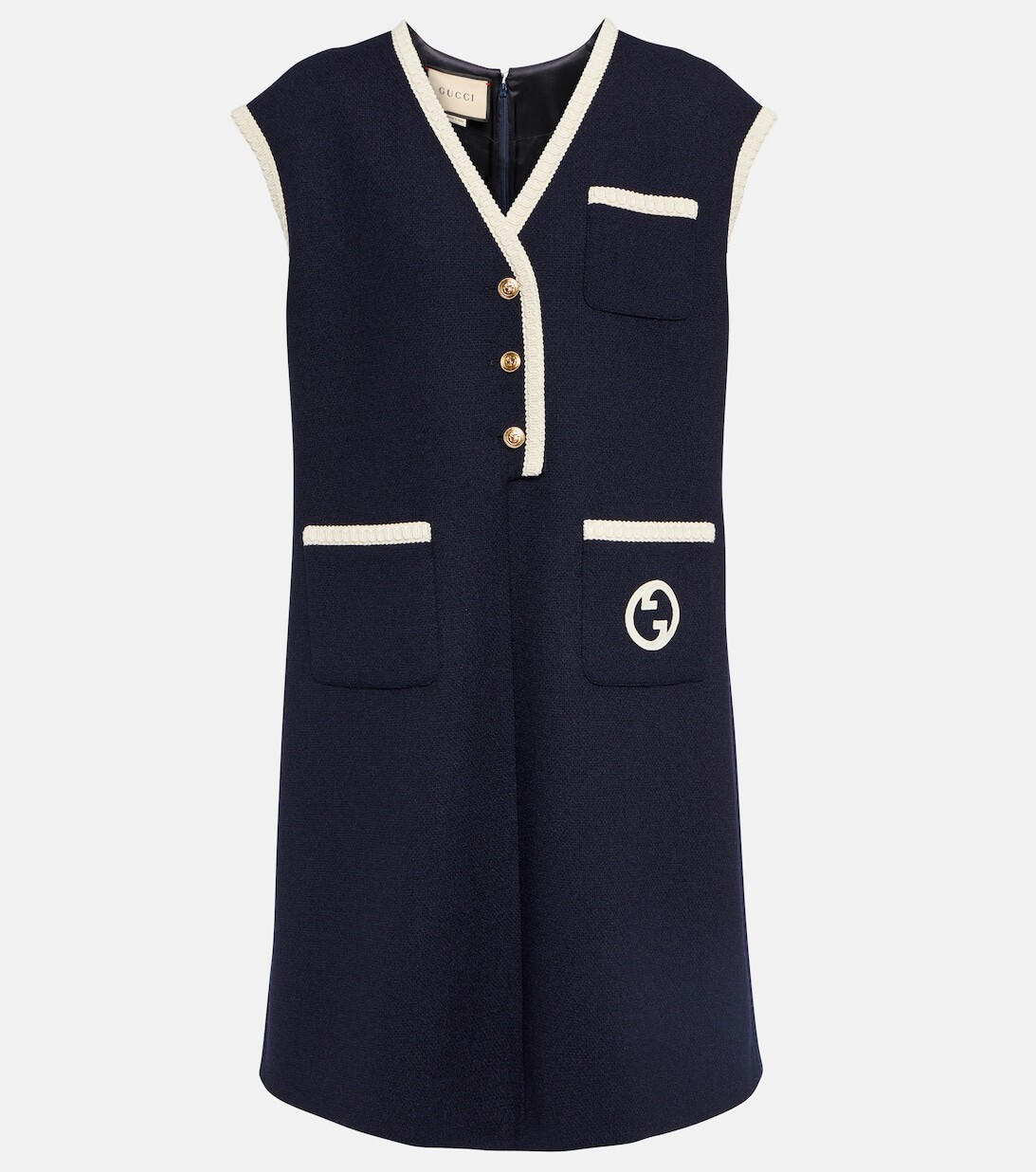 Твидовое мини-платье GUCCI, синий
Твидовое мини-платье GUCCI, синий