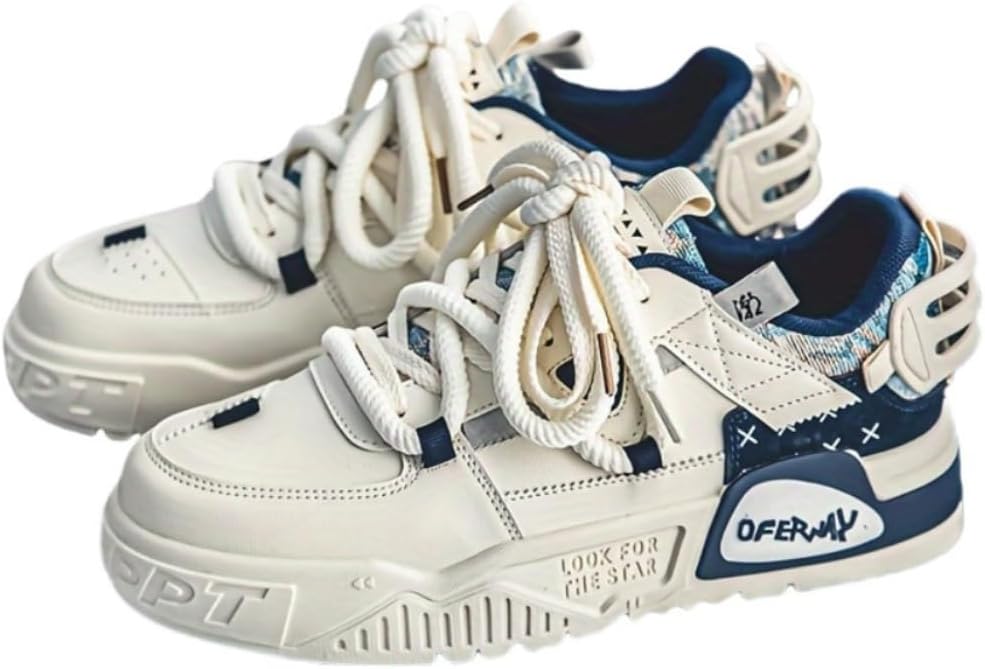 Мужские модные кроссовки Hhhchpm, повседневные спортивные низкие с шнуровкой, с нескользящей резиновой подошвой и дышащей тканевой подкладкой для повседневной носки, синий/бежевый
Мужские модные кроссовки Hhhchpm, повседневные спортивные низкие с шнуровкой, с нескользящей резиновой подошвой и дышащей тканевой подкладкой для повседневной носки, синий/бежевый