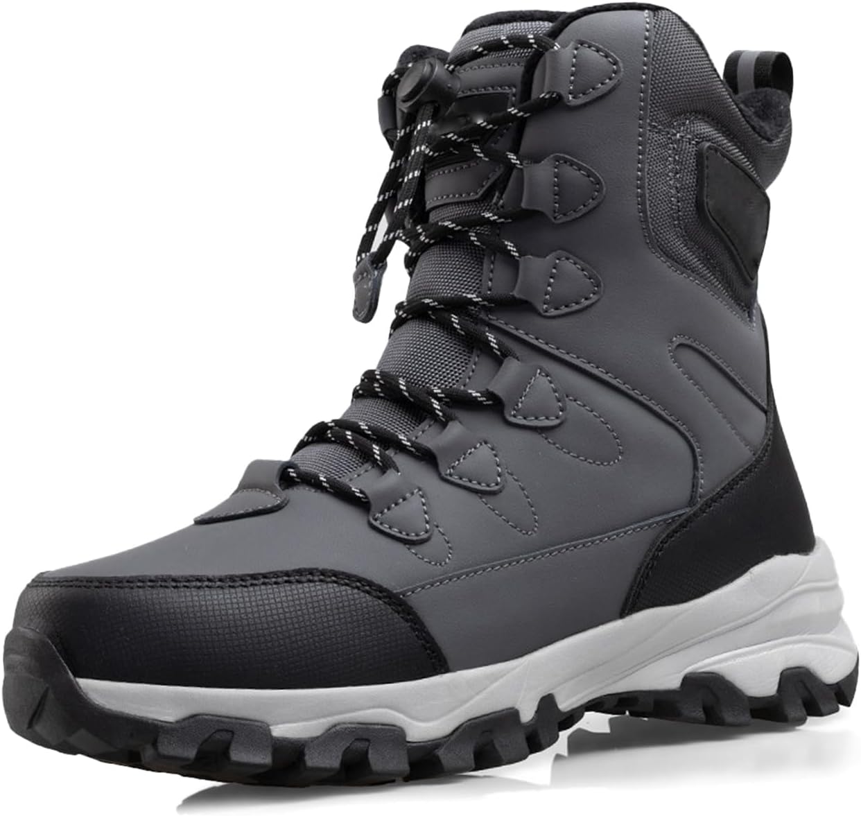 Мужские зимние снежные ботинки водонепроницаемые утепленные противоскользящие обувь для ходьбы высокие ботинки для работы Generic, серый
Мужские зимние снежные ботинки водонепроницаемые утепленные противоскользящие обувь для ходьбы высокие ботинки для работы Generic, серый