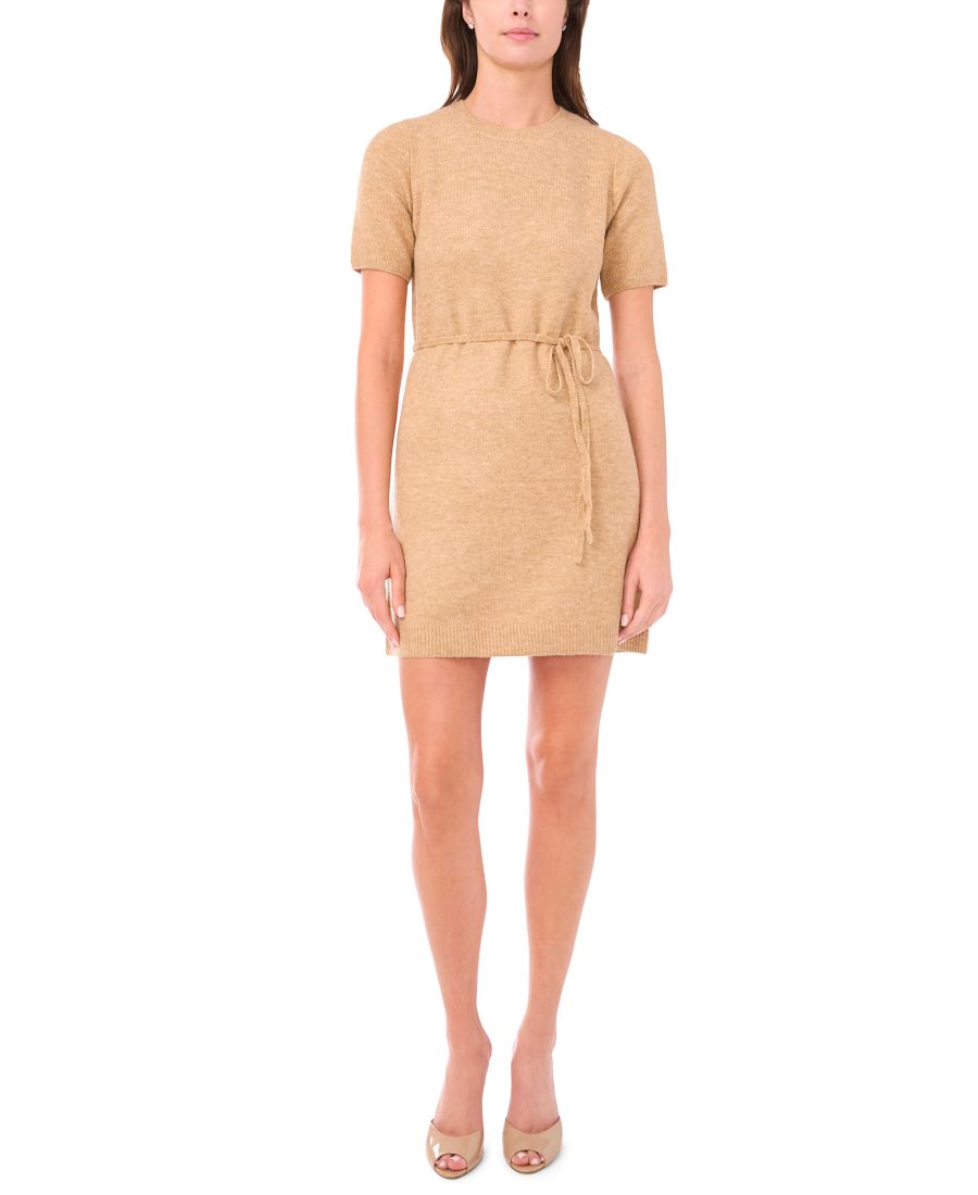 Платье-свитер с короткими рукавами, укороченное MSK, Latte Heather
Платье-свитер с короткими рукавами, укороченное MSK, Latte Heather