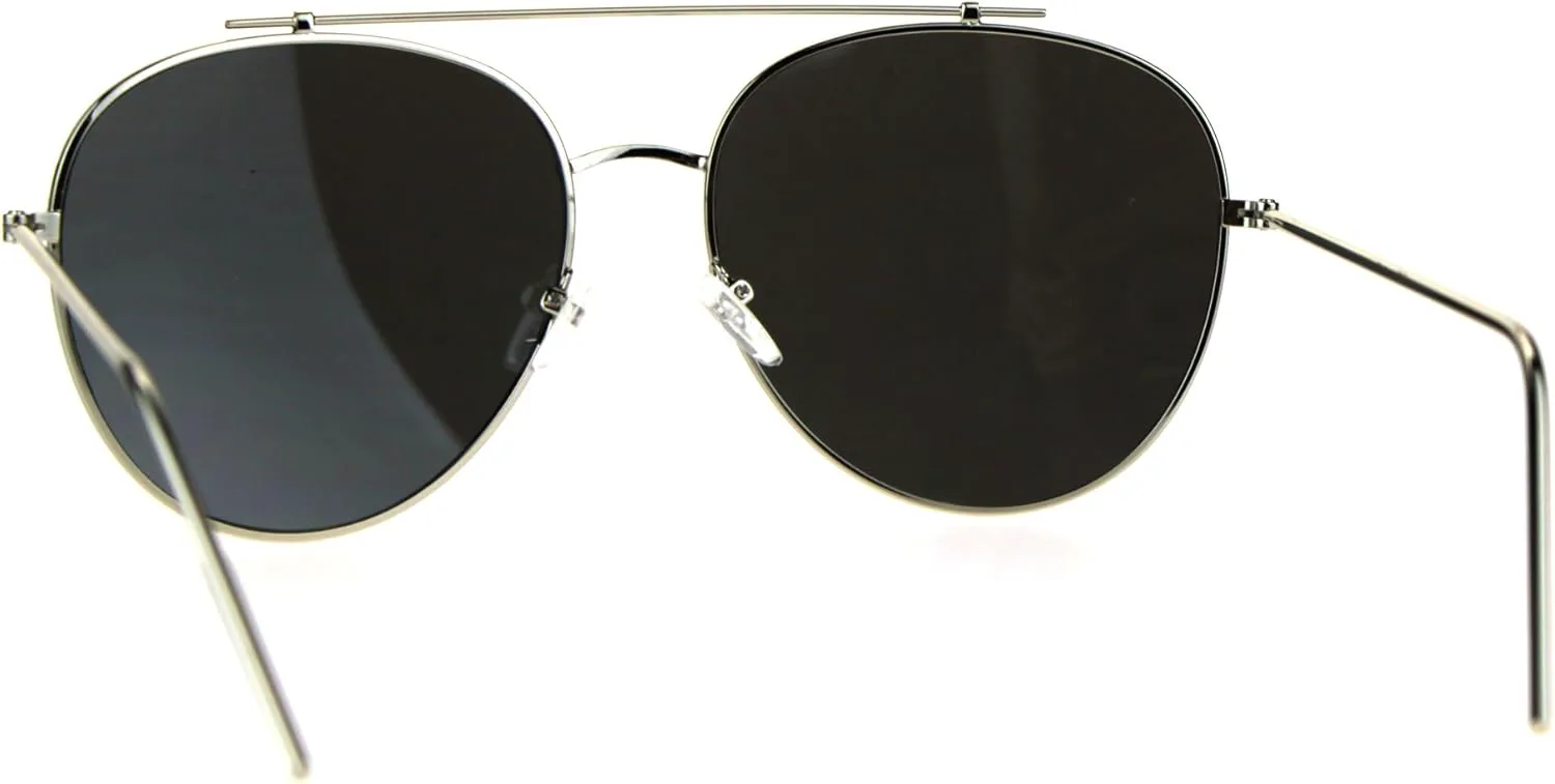 Солнцезащитные очки с плоской верхней планкой, ретро-стиль, увеличенного размера, унисекс, модные, защита от УФ-излучения 400 PASTL, Silver (Silver Mirror)
Солнцезащитные очки с плоской верхней планкой, ретро-стиль, увеличенного размера, унисекс, модные, защита от УФ-излучения 400 PASTL, Silver (Silver Mirror)