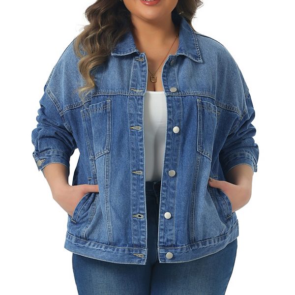 Женская джинсовая куртка plus size с воротником, длинными рукавами и пуговицами, стиль washed vintage western Agnes Orinda, Blue
Женская джинсовая куртка plus size с воротником, длинными рукавами и пуговицами, стиль washed vintage western Agnes Orinda, Blue