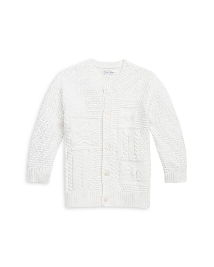 Кардиган контрастного вязания из органического хлопка для мальчиков - для малышей Ralph Lauren
Кардиган контрастного вязания из органического хлопка для мальчиков - для малышей Ralph Lauren