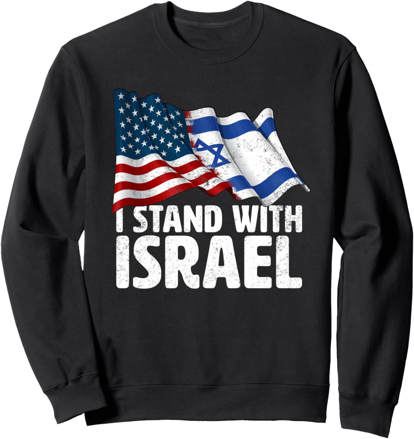 Я поддерживаю Израиль. Американский флаг США с флагом Израиля. Толстовка Sababa Stand With Israel, черный
Я поддерживаю Израиль. Американский флаг США с флагом Израиля. Толстовка Sababa Stand With Israel, черный
