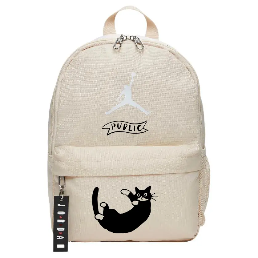 Jordan Полиэстеровый рюкзак унисекс жемчужно-белый, Kitten
Jordan Полиэстеровый рюкзак унисекс жемчужно-белый, Kitten