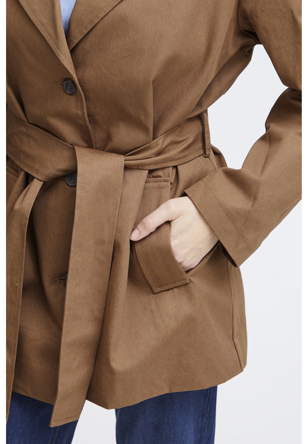 Тренчкот FRNINA Fransa, коричневый
Тренчкот FRNINA Fransa, коричневый