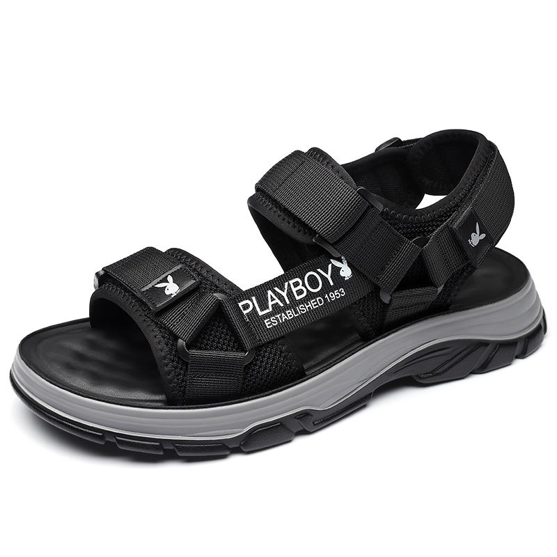 Пляжные шлепанцы мужские черные Playboy
Пляжные шлепанцы мужские черные Playboy